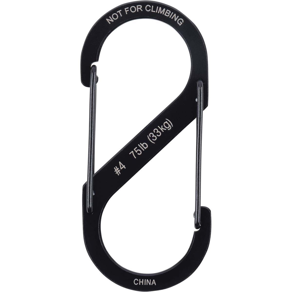 Nite Ize S-Biner Dual Carabiner No.4 Black, , bcf_hi-res