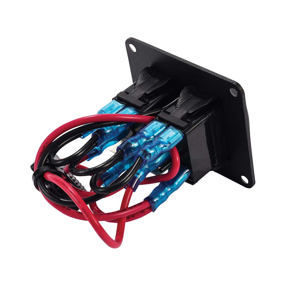 Bowline Switch Panel 2 Rocker LED Black BCF