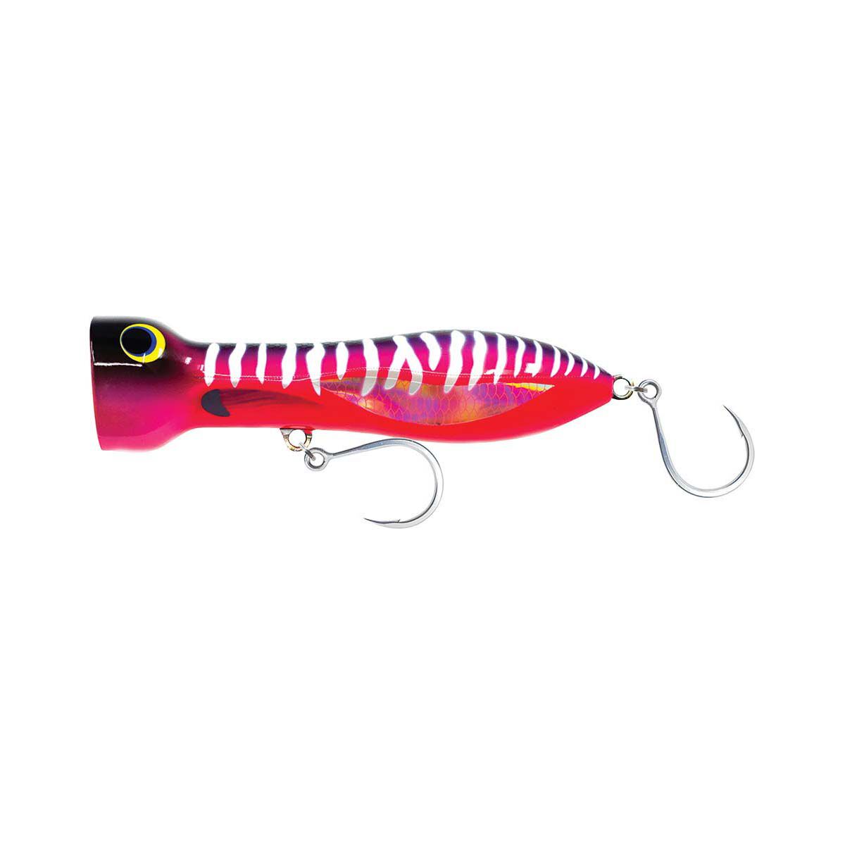 Nomad Chug Norris Surface Popper Lure 180mm Hot Pink Mackerel, Hot Pink Mackerel, bcf_hi-res