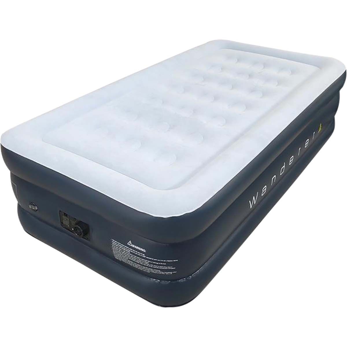 Wanderer Premium Double High Twin Air Bed with 240V Pump, , bcf_hi-res