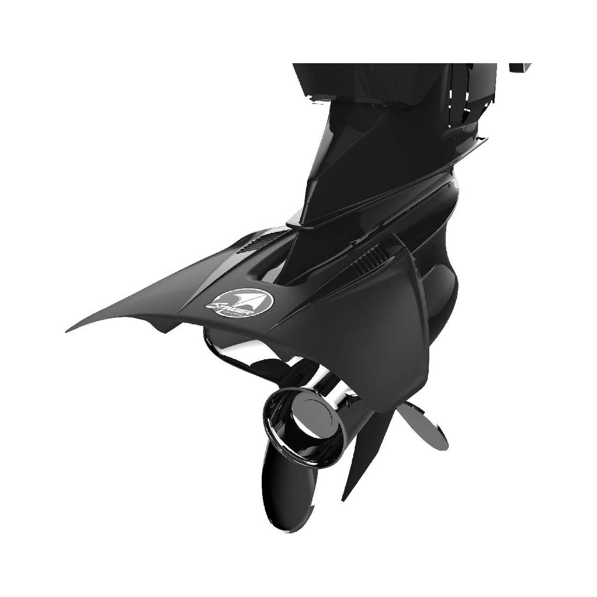 StingRay Stinger Hydrofoil Outboard Stabiliser Black, , bcf_hi-res
