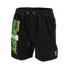 Gilroy x Cricket Australia Men's Ashes Shorts Black S, Black, bcf_hi-res