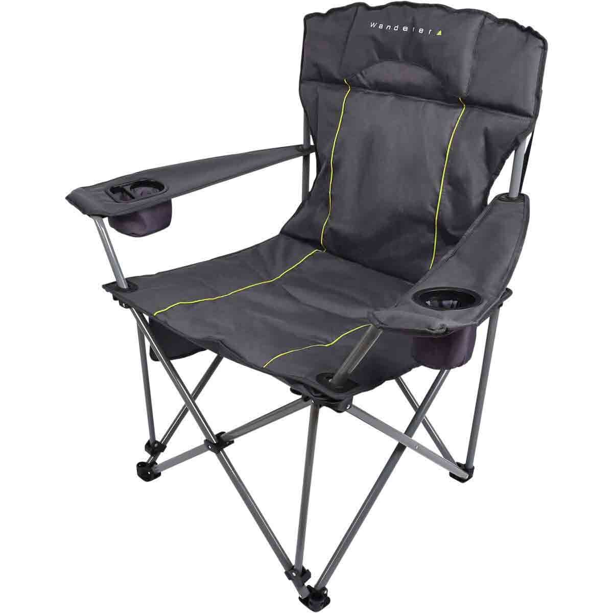 Wanderer Mighty Quad Fold Chair 300kg, , bcf_hi-res