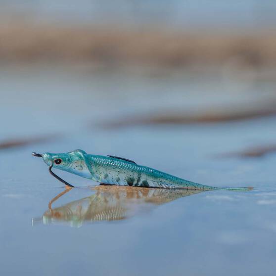 Nomad Live Ops Cobra Shad Soft Plastic Lure 4.5in Green Wakasagi, Green Wakasagi, bcf_hi-res