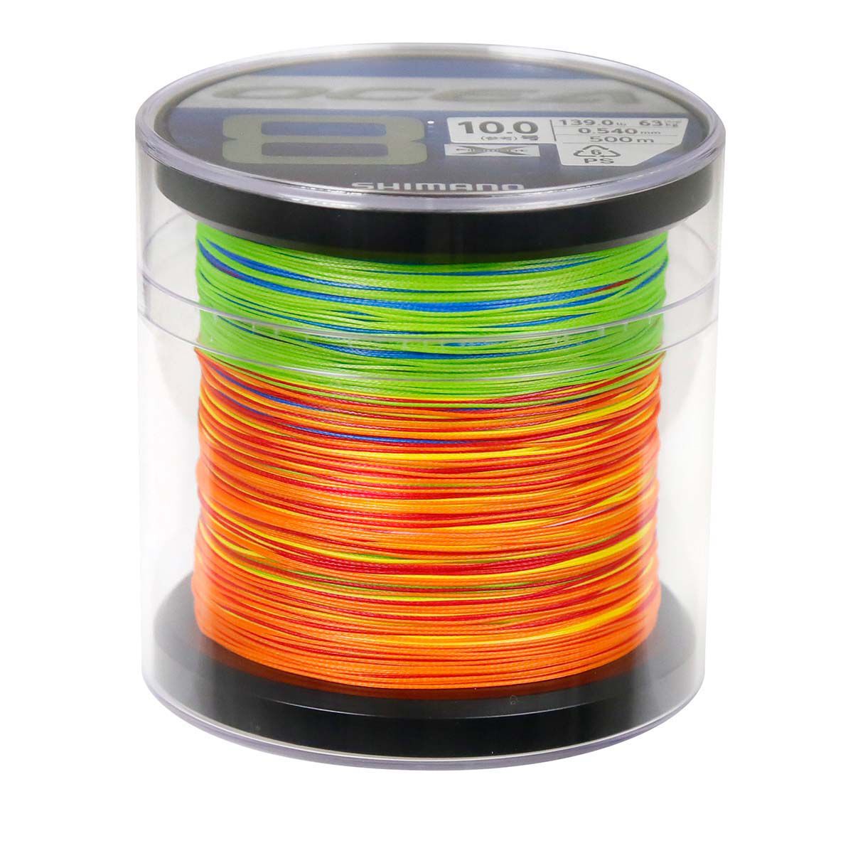 Shimano Ocea 8 Braid Line Multi PE 1.5, Multi, bcf_hi-res