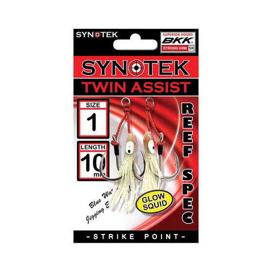 Synotek Twin Assist Hooks 1 1.0cm Full Glow, Full Glow, bcf_hi-res