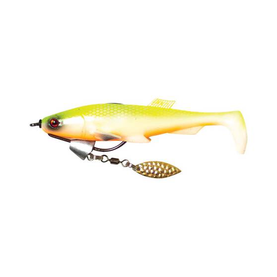 Raptor Kamikaze Soft Plastic Lure 2pk 5in Chartreuse Pearl, Chartreuse Pearl, bcf_hi-res