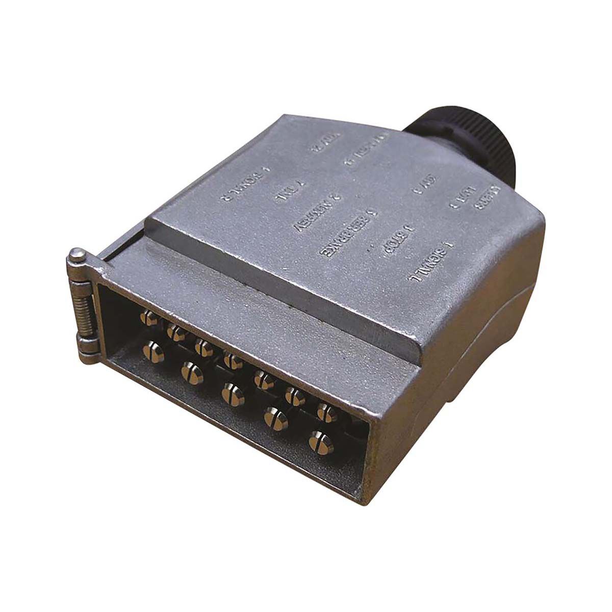 KT Cable Trailer Plug, Metal - Flat, 12 Pin, , bcf_hi-res