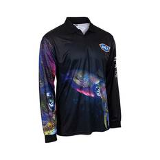 BCF Men’s Squid Sublimated Polo, Black, bcf_hi-res