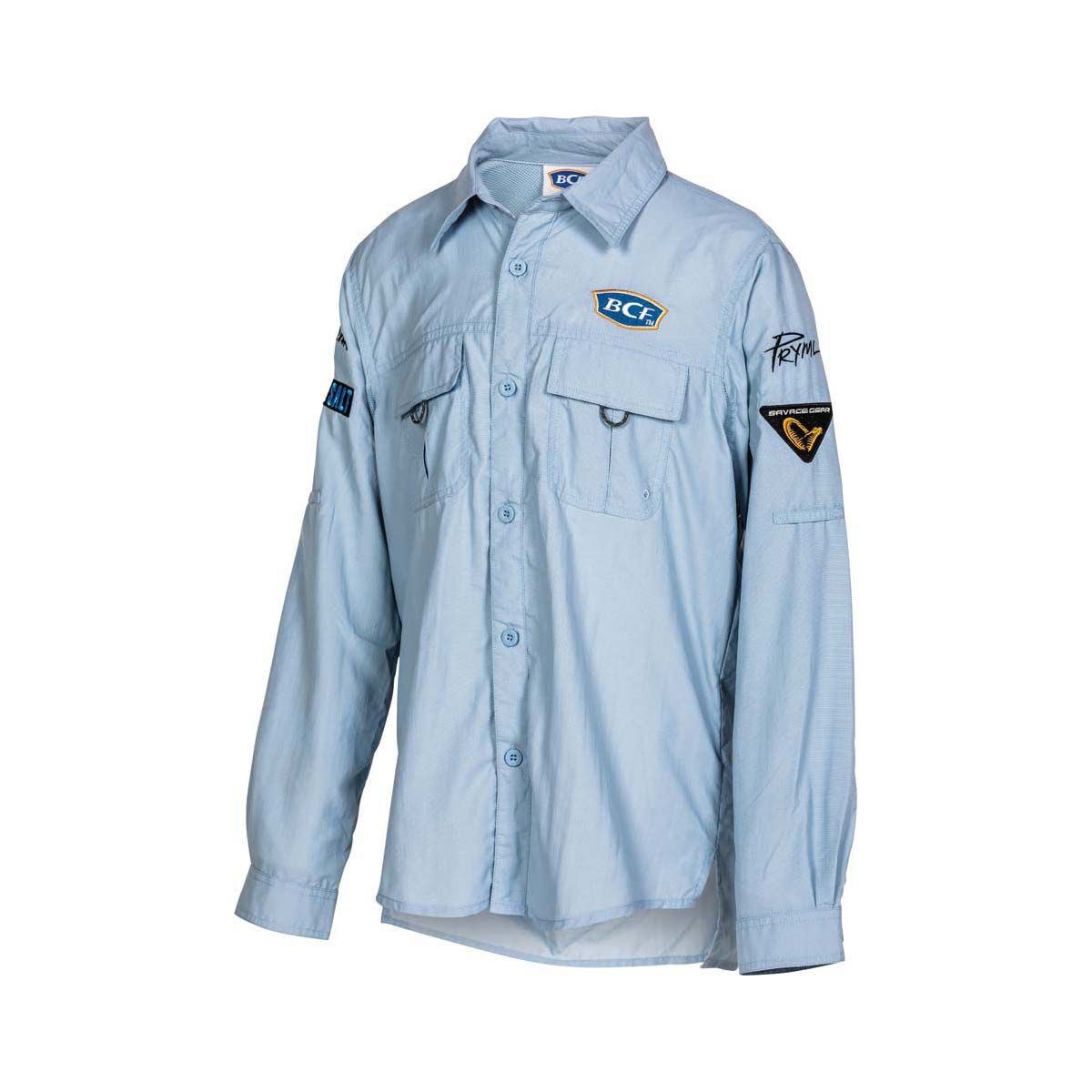 BCF Youth Long Sleeve Fishing Shirt Spray 16 BCF
