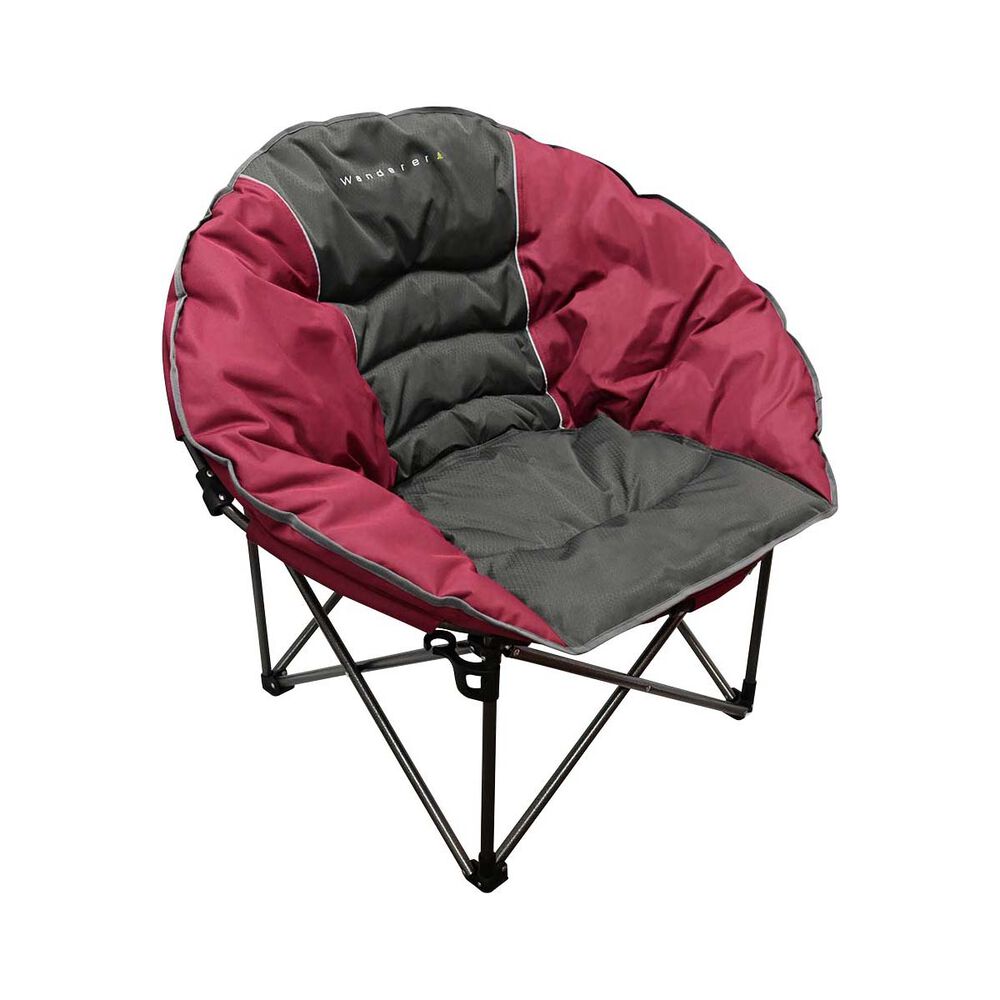 Wanderer Premium Moon Chair with Wine Holder 150kg BCF