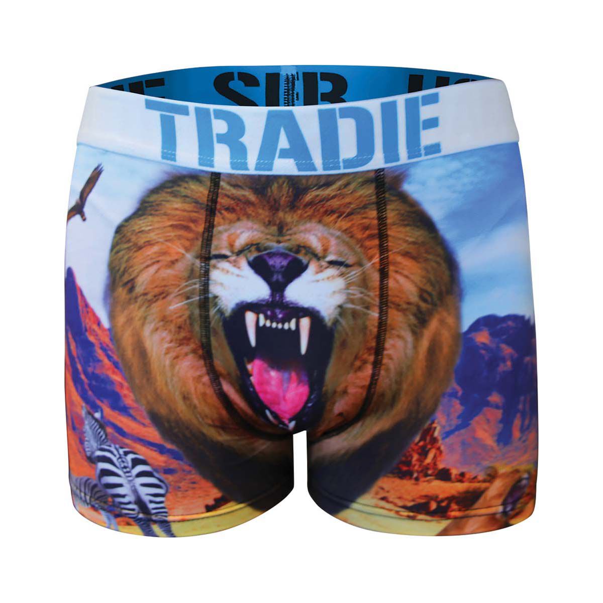 Tradie Men's Lenny Lion Trunk, , bcf_hi-res