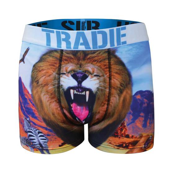 Tradie Men's Lenny Lion Trunk, , bcf_hi-res