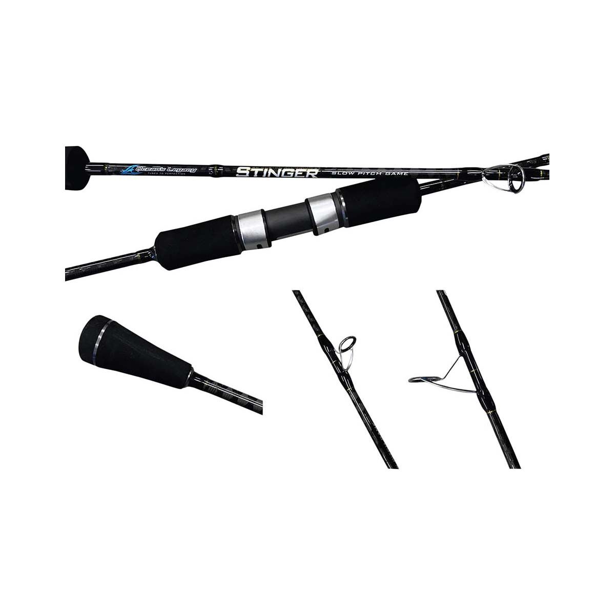 Ocean's Legacy Stinger Slow Jig Overhead Rod 6ft 2in, , bcf_hi-res