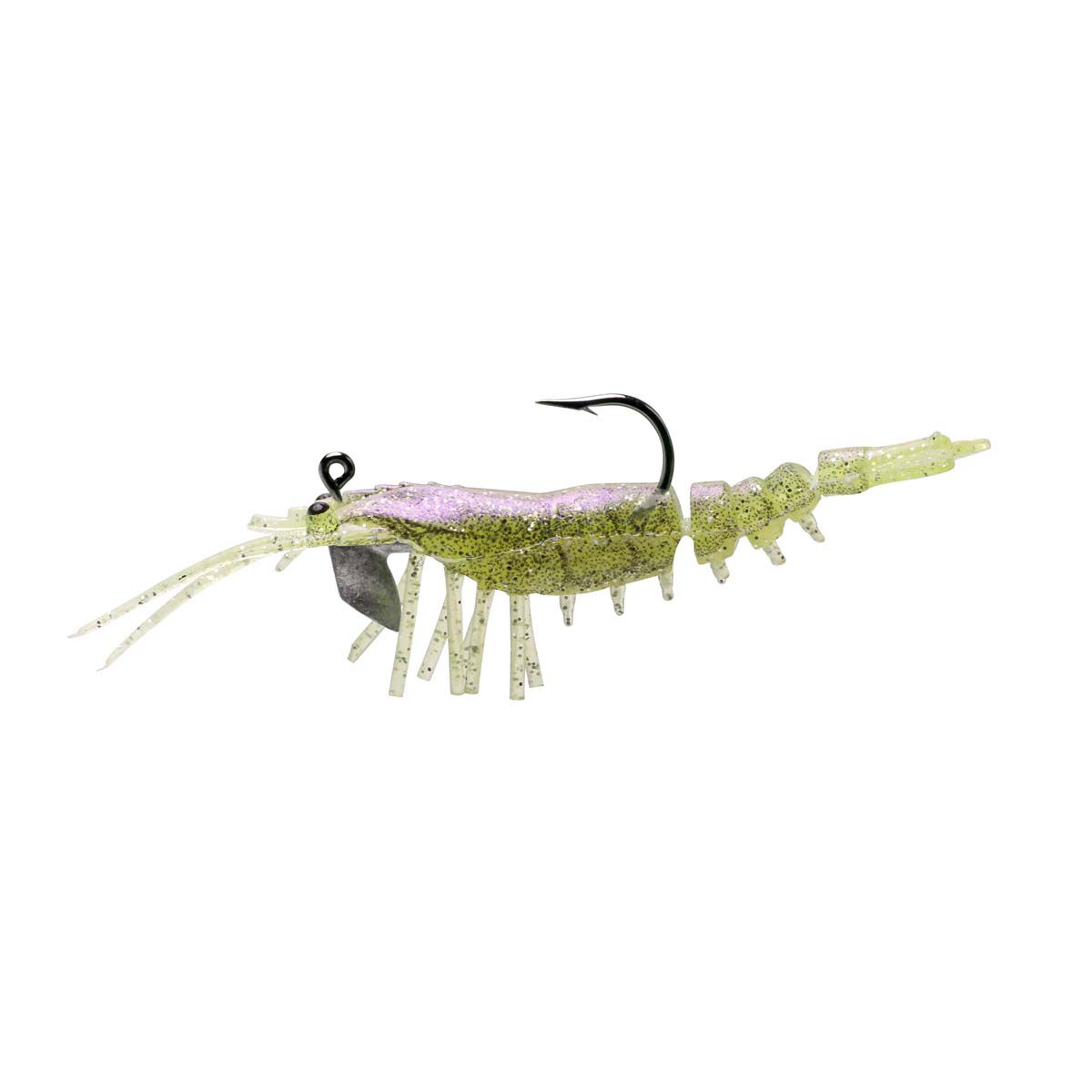 Samaki Live Shrimp Soft Plastic Lure 50mm Chart Shrimp, Chart Shrimp, bcf_hi-res