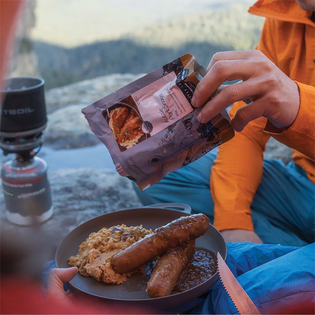 On Track Meals Aussie Pork Snags 250g, , bcf_hi-res