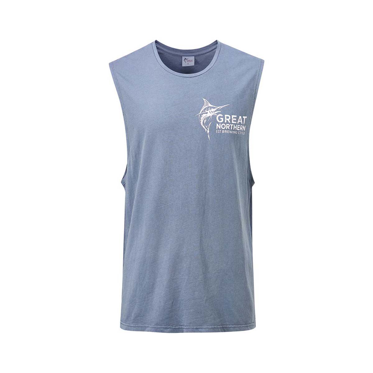 The Great Northern Brewing Co. Men's Muscle Tank Navy, , bcf_hi-res