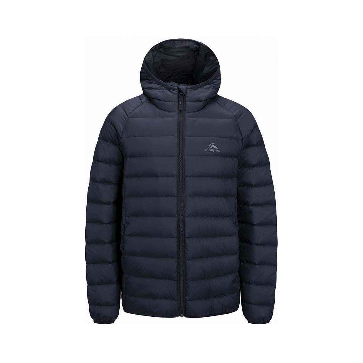 Macpac Kids' Uber Light Hooded Down Puffer Jacket V3 Black 4, Black, bcf_hi-res