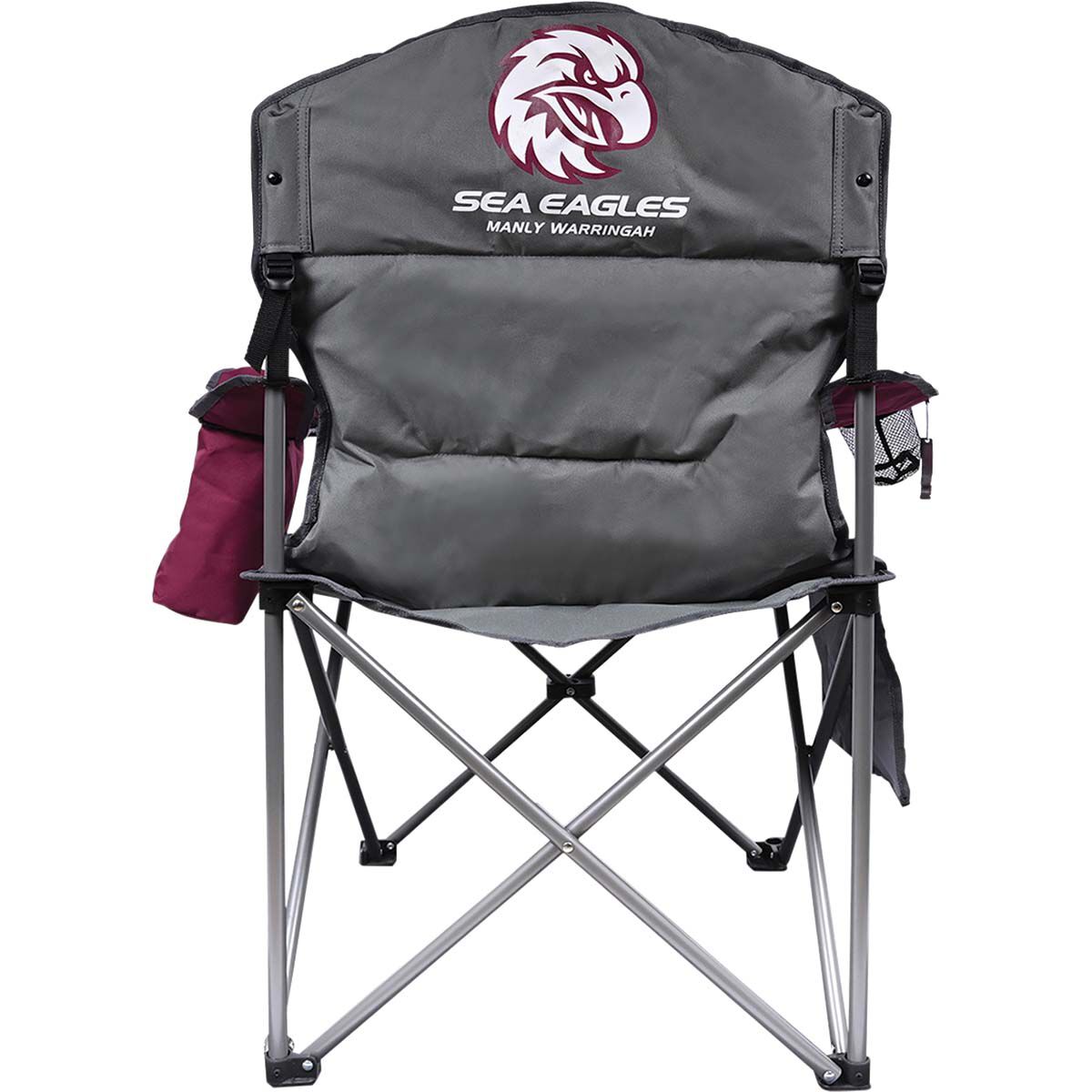 NRL Manly Sea Eagles Camp Chair 130kg, , bcf_hi-res