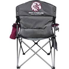 NRL Manly Sea Eagles Camp Chair 130kg, , bcf_hi-res