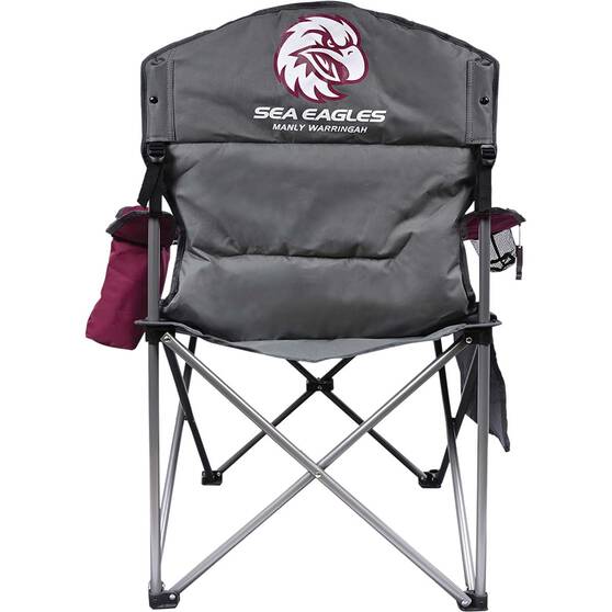 NRL Manly Sea Eagles Camp Chair 130kg, , bcf_hi-res