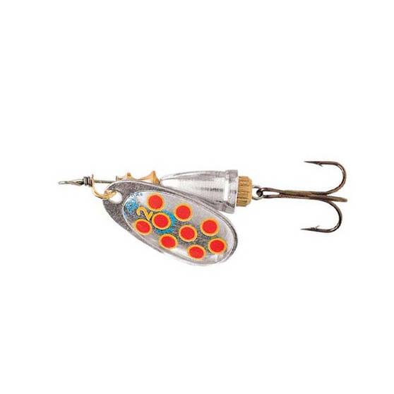 Blue Fox Vibrax Hot Pepper Spinner Lure Size 2 Silver Red, Silver Red, bcf_hi-res