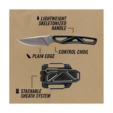 Gerber Exo Mod Fixed Blade Caper Knife Black, , bcf_hi-res