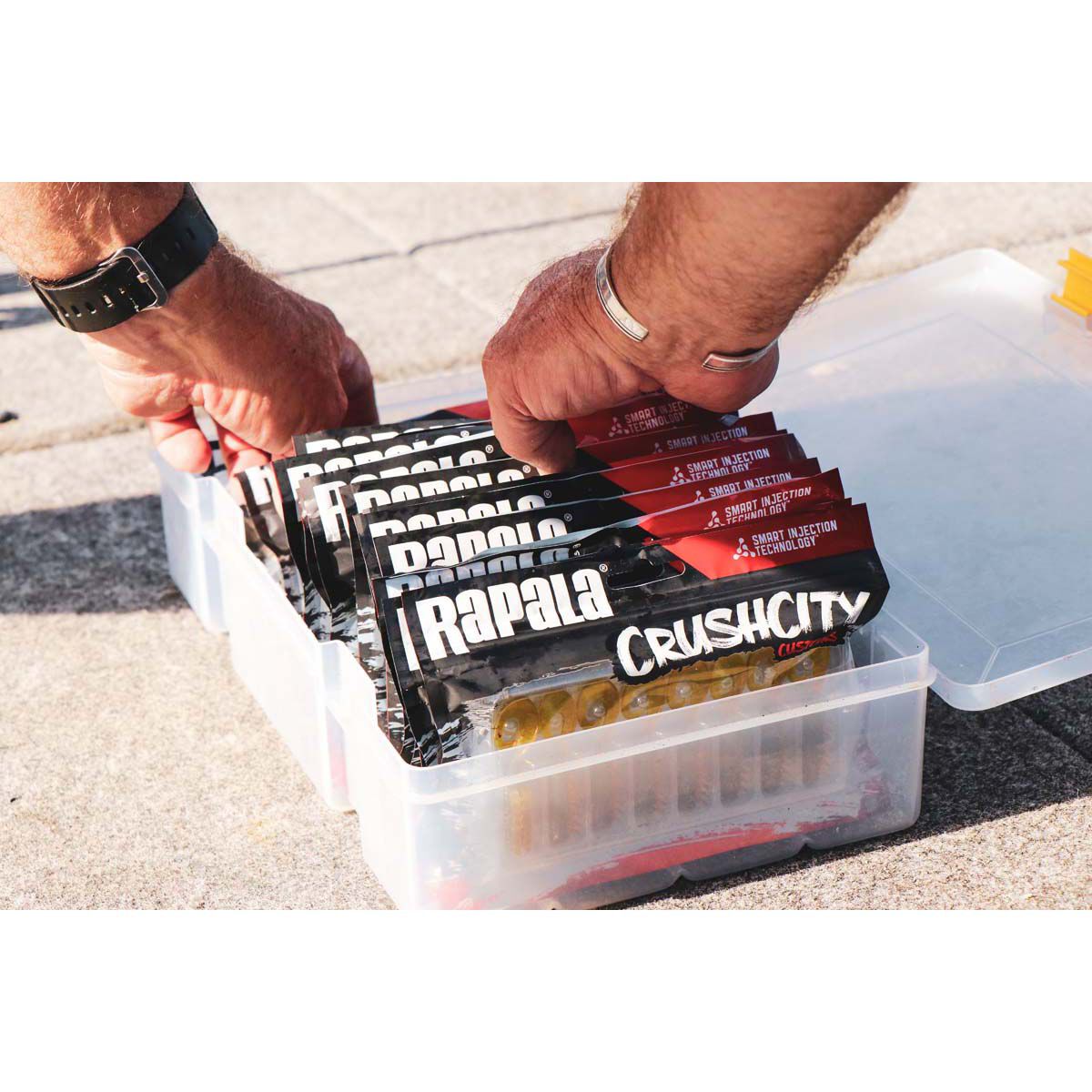 Rapala CrushCity Creeper Soft Plastic Lure 2.5in Motor Oil UV, Motor Oil UV, bcf_hi-res