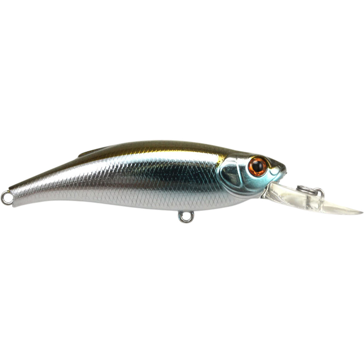 Atomic Hardz Shiner Mid Hard Body Lure 75mm Silver Wolf, Silver Wolf, bcf_hi-res
