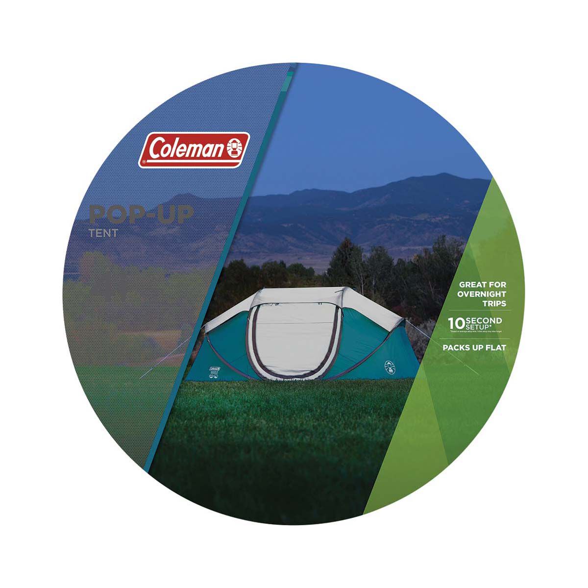 Coleman Pop Up 4 Person Tent BCF