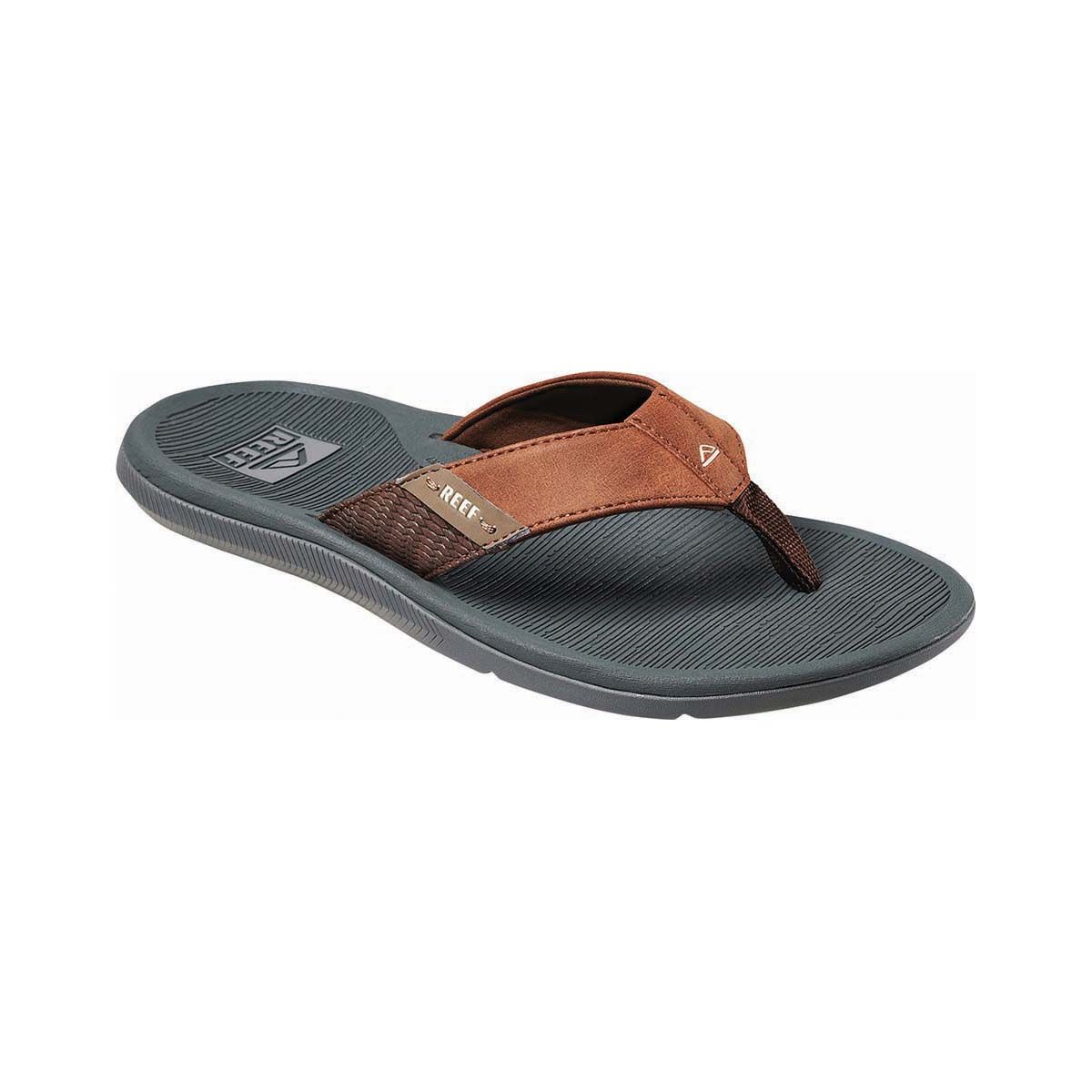 REEF Men's Santa Ana Thong Grey 8, Grey, bcf_hi-res