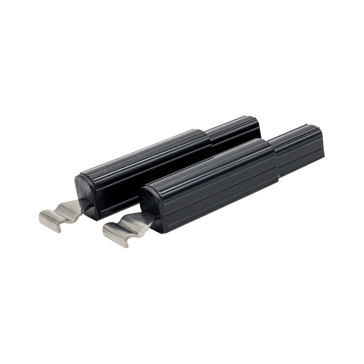 Aussie Traveller Anti-Flap Kit End Extensions 100mm Black, Black, bcf_hi-res