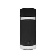 YETI® Rambler® Bottle 12 oz (354 ml) with HotShot™ Cap Black, Black, bcf_hi-res