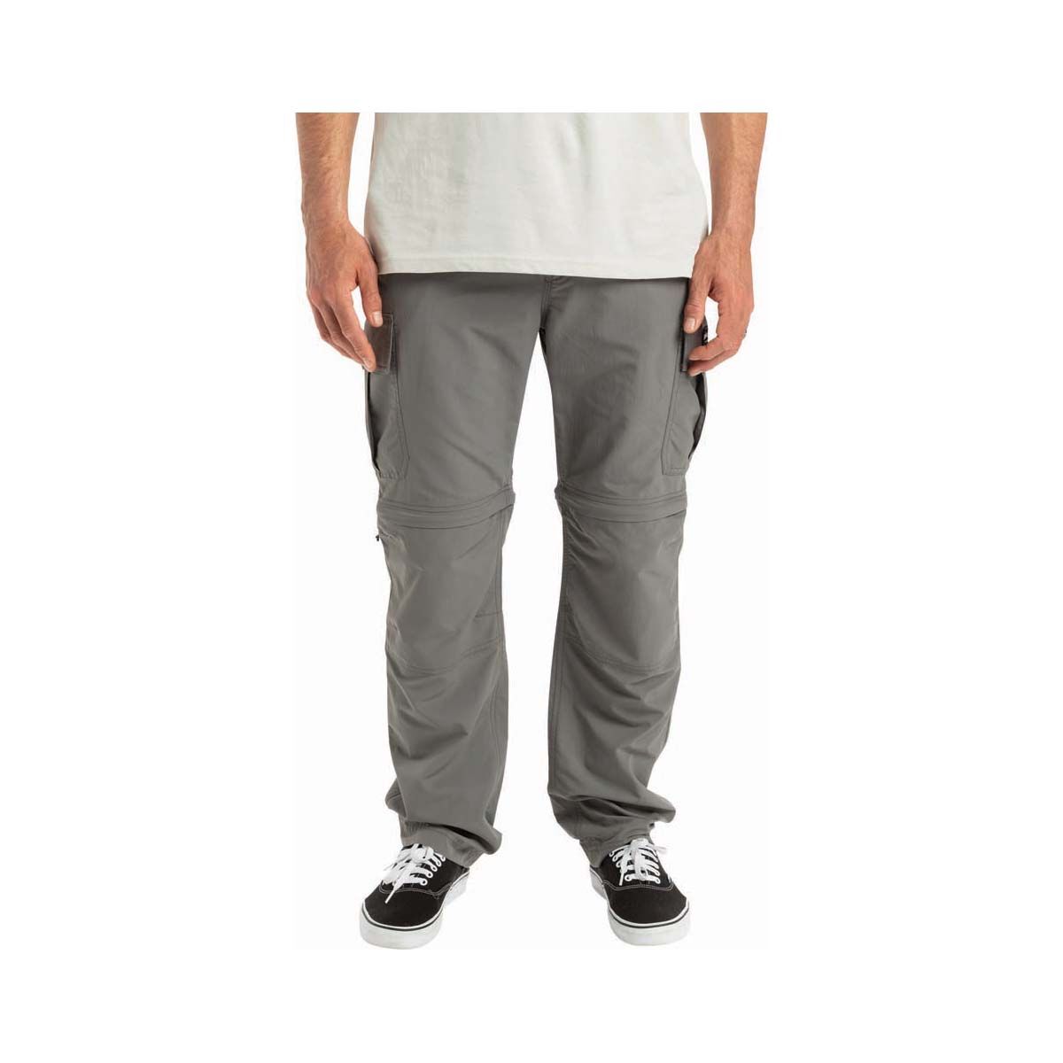 Quiksilver Men&rsquo;s Low Tide Cargo Pants, Grey, bcf_hi-res