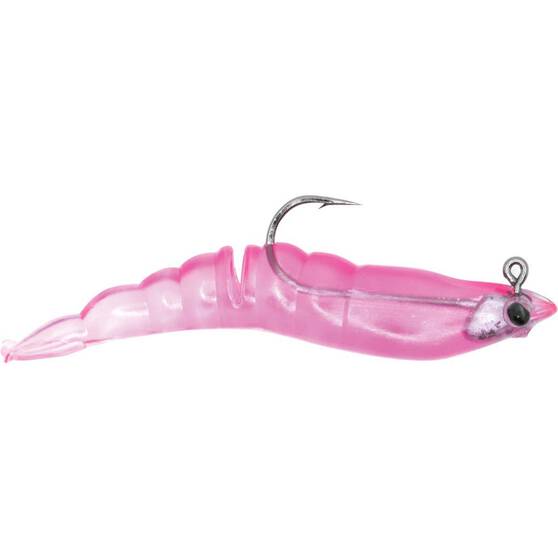 MMD Soft Prawn Light Soft Plastic Lure 70mm Pink, Pink, bcf_hi-res