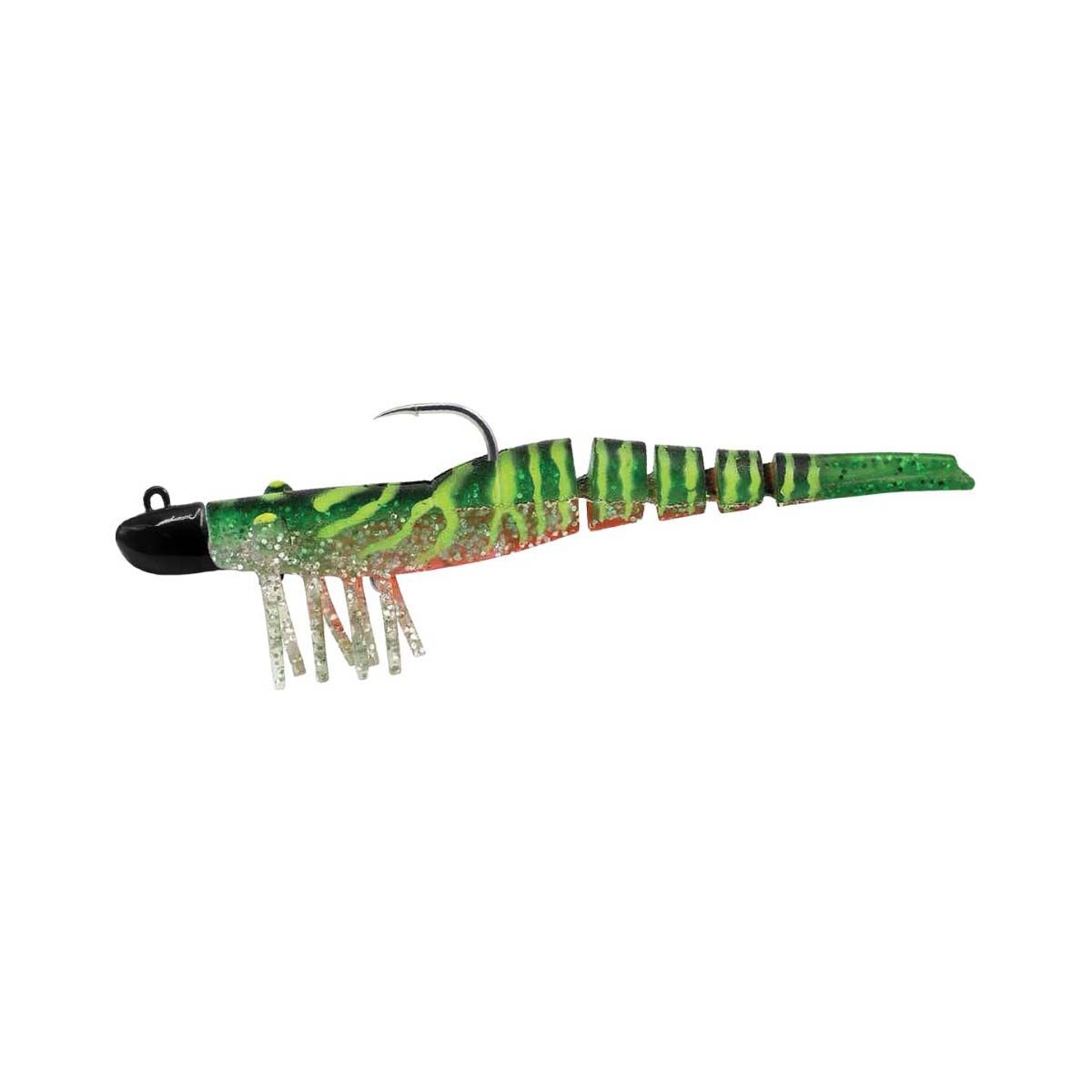 Wilson Wild Shrimp Soft Plastic Lure 6in Toxic Tiger, Toxic Tiger, bcf_hi-res