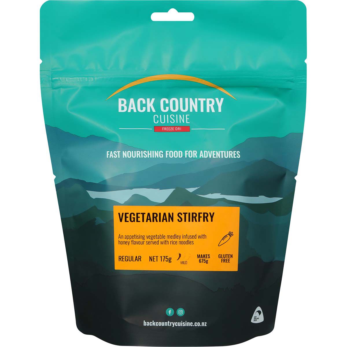 Back Country Cuisine Freeze Vegetarian Stir Fry 2 Serves, , bcf_hi-res