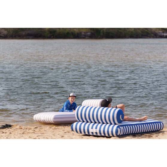 Chill-Out Inflatable Floating Lounger 1 Person Beige, , bcf_hi-res