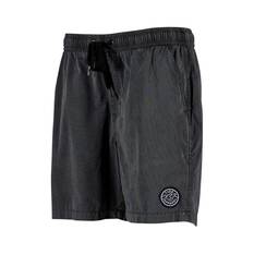 Tide Apparel Men's Swell Beach Shorts Black 32, Black, bcf_hi-res