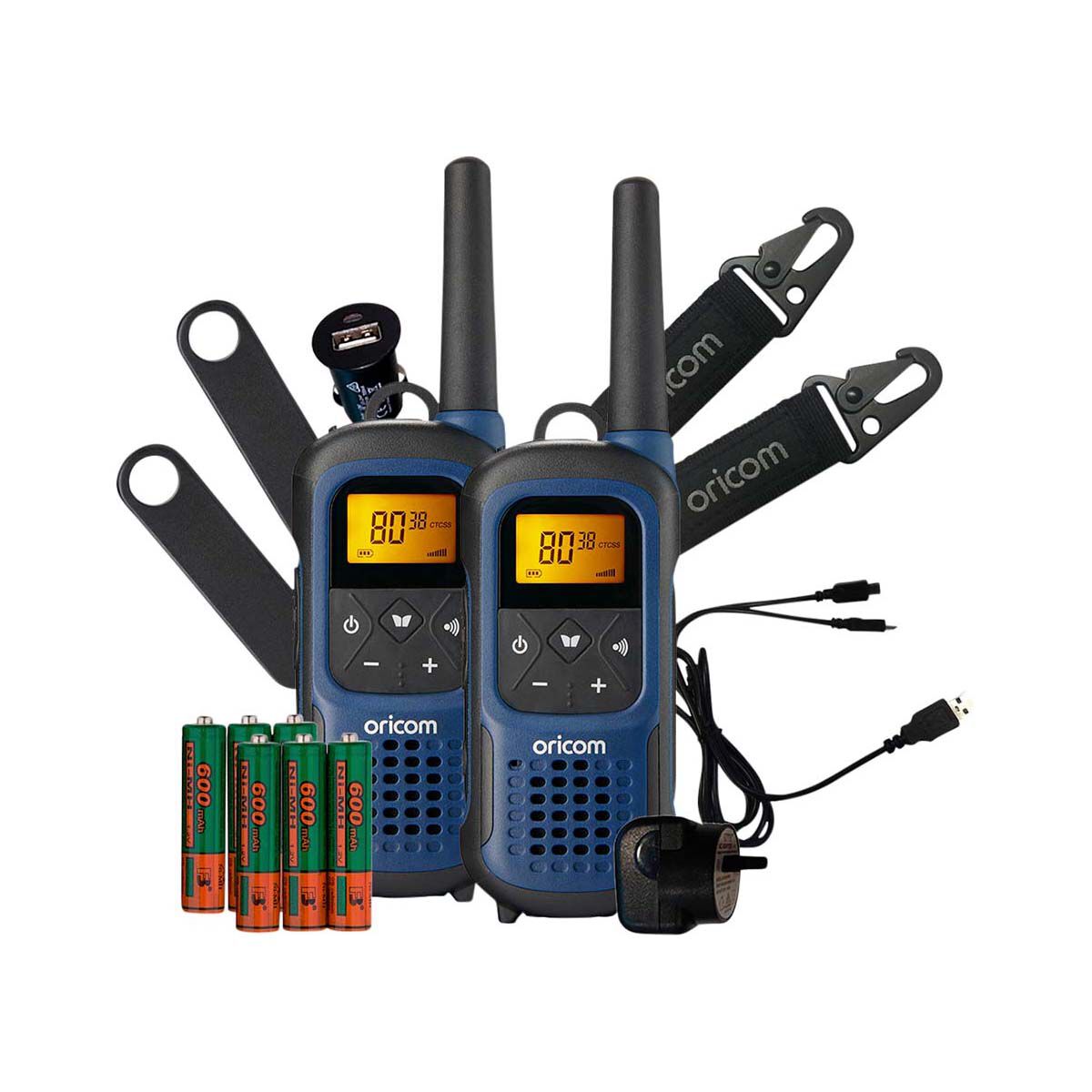 Oricom Waterproof UHF - 2W, 2 Pack, UHF2295-2BL, , bcf_hi-res