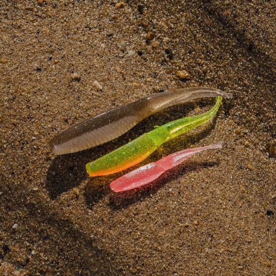 Nomad Live Ops Double Down Soft Plastic Lure 4in Pink Floss, Pink Floss, bcf_hi-res