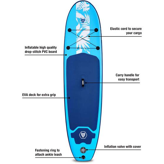 Tahwalhi Inflatable Stand Up Paddle Board 10’4 - Kalbarri, , bcf_hi-res