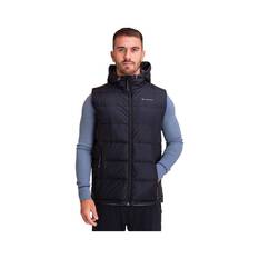 Macpac Men's Halo Hooded Down Puffer Vest V2 Black 2XL, Black, bcf_hi-res