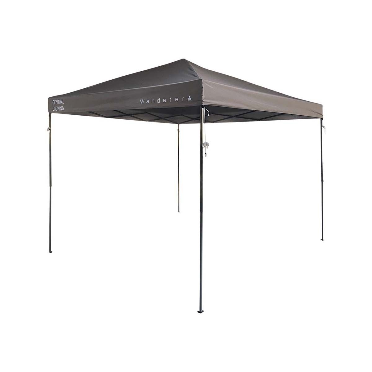 Wanderer Central Locking Gazebo 3x3m with Carry Bag, , bcf_hi-res