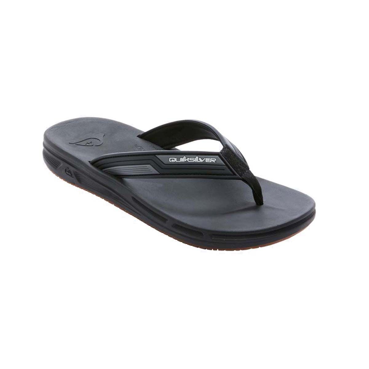Quiksilver Men&rsquo;s Makua Thongs Black 8, Black, bcf_hi-res