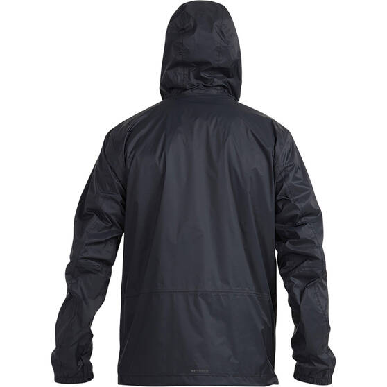Quiksilver Waterman Men's Technical Rain Jacket Black 3XL, Black, bcf_hi-res