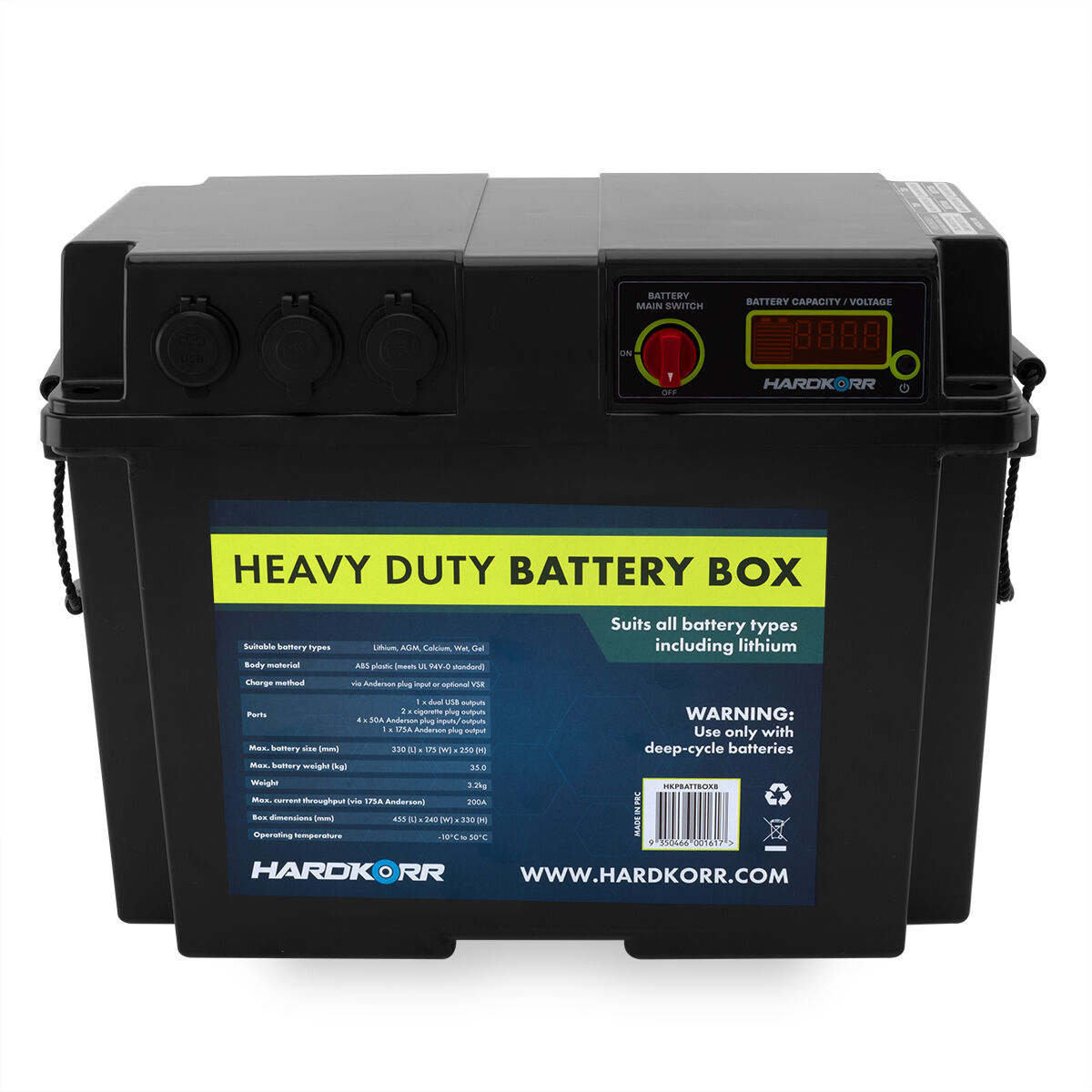 Hardkorr Heavy Duty Battery Box, , bcf_hi-res