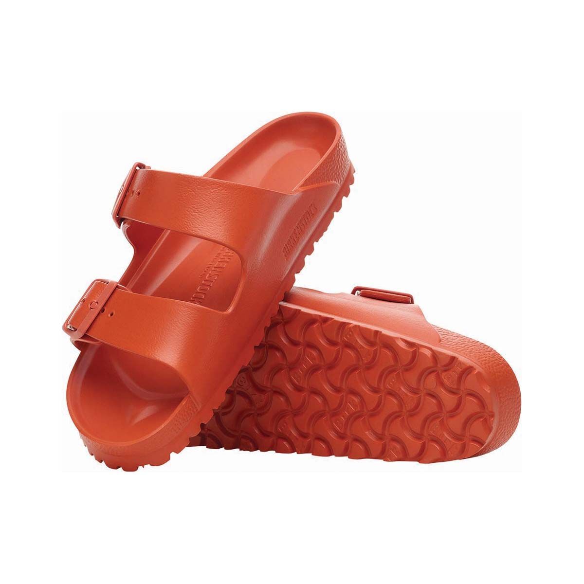 Birkenstock Unisex Arizona EVA Sandals Rust Brown 43, Rust Brown, bcf_hi-res