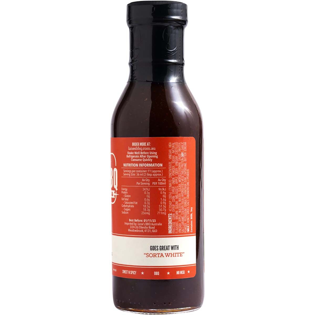 Lanes BBQ Lil Spicy BBQ Sauce, , bcf_hi-res