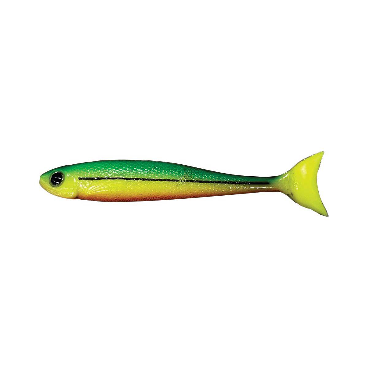 Bite Me Barra Wedgies Soft Plastic Lure 7in Stripey Minnow BCF